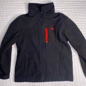 Boys Performance Jacket Coat Black Size 7